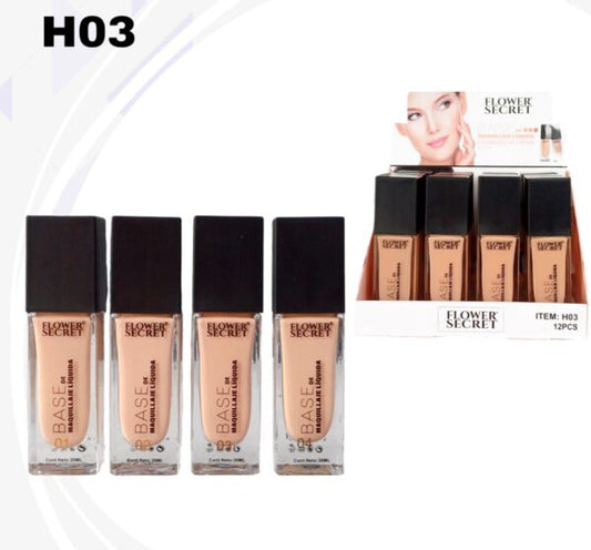 Base de maquillaje H03 – Flower secret