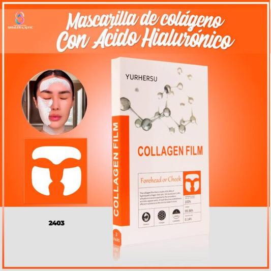 Caja mascarilla 3PC de colageno con acido hialuronico