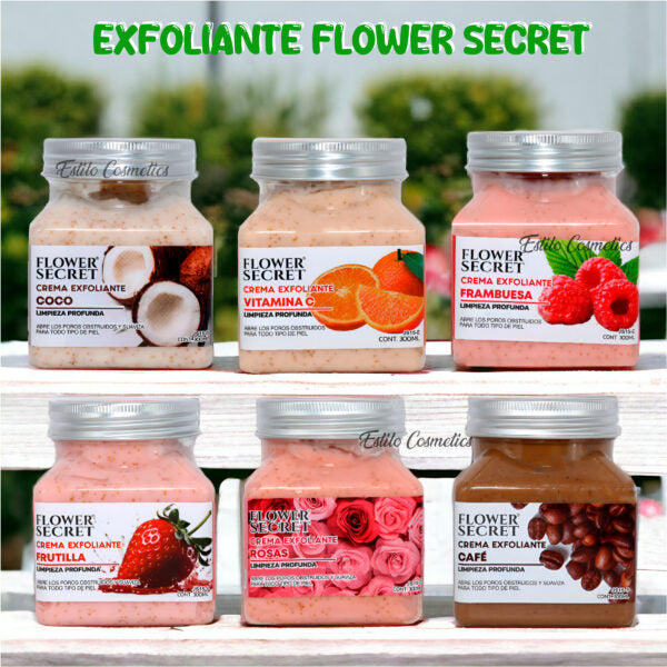 Exfoliante 300ml flower secret